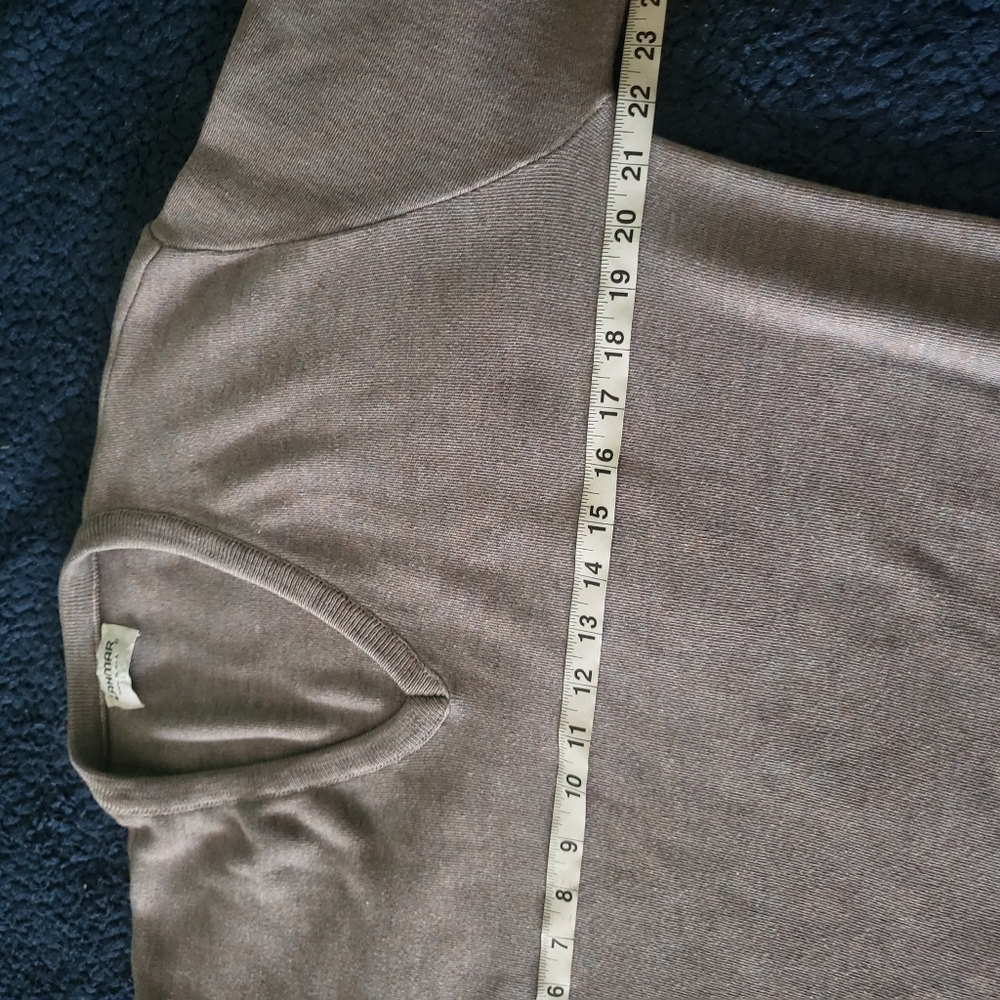 Vintage Lahmar Gray V-Neck Sweater Made in USA Mens Large 042025 - Picture 5 of 7
